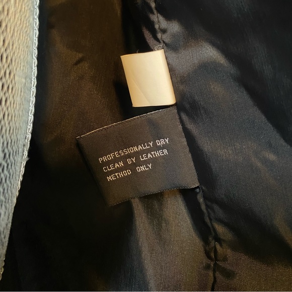 Gorgeous Jacqueline Ferrar Black Leather Trench Coat  - Size Small - Picture 10 of 16